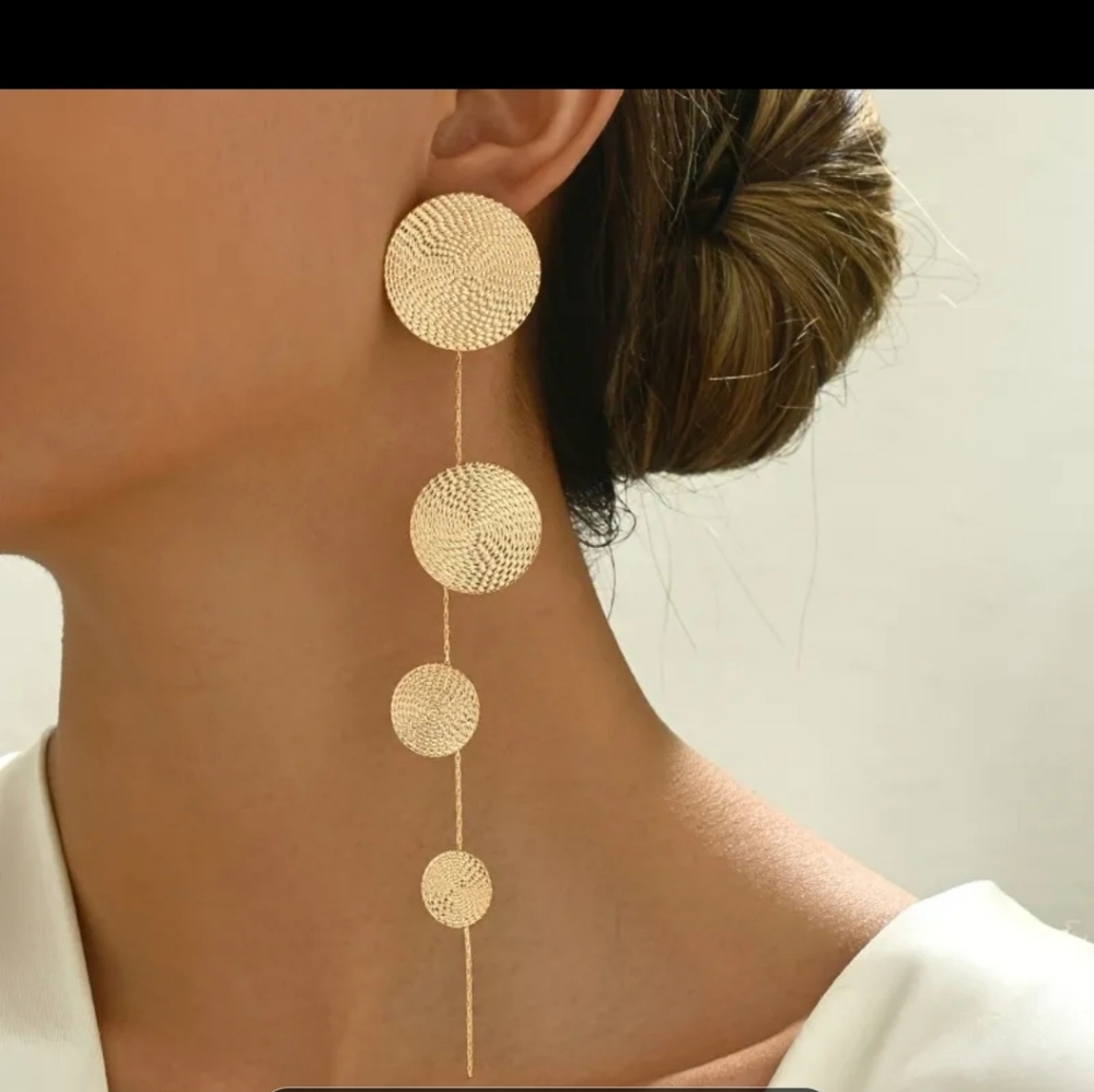 Macy's 18 Kt Gold plated earrings